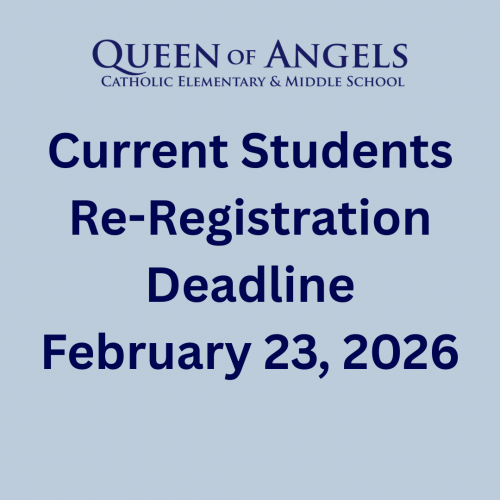 Current Students Re-Registration Deadline February 23, 2026